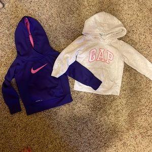3T girls hoodies Nike and Gap